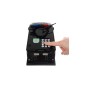 Pusculita electronica, masina de politie, cod PIN, amprenta, monede si bancnote, negru Pusculita electronica, masina de politie, cod PIN, amprenta, monede si bancnote, negru