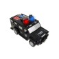 Pusculita electronica, masina de politie, cod PIN, amprenta, monede si bancnote, negru Pusculita electronica, masina de politie, cod PIN, amprenta, monede si bancnote, negru