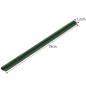 Cleme fixare banda opacizare, set 20 bucati, PVC verde, 19 cm