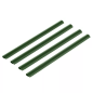 Cleme fixare banda opacizare, set 20 bucati, PVC verde, 19 cm