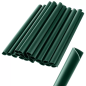 Cleme fixare banda opacizare, set 20 bucati, PVC verde, 19 cm
