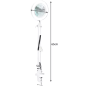 Lampa LED cu lupa, 3 moduri de iluminare, reglare intensitate lumina, alimentare USB