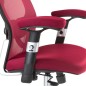 Scaun de birou ergonomic, reglabil, baza metalica cu roti, sistem hidraulic, mesh