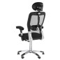 Scaun ergonomic birou, inaltime reglabila, pivotant, baza metalica, mesh