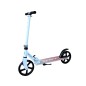 Trotineta pliabila pentru adulti, inaltime reglabila in 3 pozitii, baza non alunecare, cadru otel, maxim 100 kg, alba