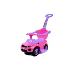Masinuta de impins 3 in 1, bariera de siguranta, suport picioare, compartiment depozitare, claxon si melodii, maxim 27 kg