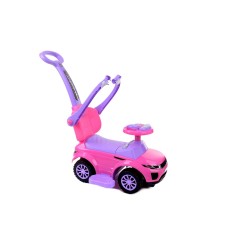 Masinuta de impins 3 in 1, bariera de siguranta, suport picioare, compartiment depozitare, claxon si melodii, maxim 27 kg