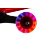 Masinuta gravitationala fara pedale, roti lumini LED, rotire volan 360 grade, scaun profilat, rosie