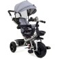 Tricicleta multifunctionala, scaun rotativ 360 grade, centura 5 puncte, copertina pliabila, cosuri depozitare Tricicleta multifunctionala, scaun rotativ 360 grade, centura 5 puncte, copertina pliabila, cosuri depozitare