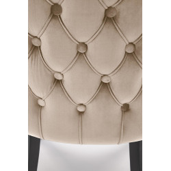 Scaun tapitat living/sufragerie Halmar Alda, spatar matlasat, pietre decorative