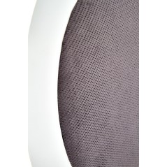 Scaun dining/bucatarie Halmar Barock, cadru lemn, sezut textil, stil clasic, 45x51x93x46cm, lemn, alb/gri