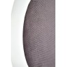 Scaun dining/bucatarie Halmar Barock, cadru lemn, sezut textil, stil clasic, 45x51x93x46cm, lemn, alb/gri