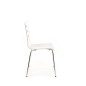 Scaun bucatarie stil scandinav, cadru metalic, suporturi antiderapante, inaltime 85 cm, alb Scaun bucatarie stil scandinav, cadru metalic, suporturi antiderapante, inaltime 85 cm, alb