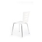 Scaun bucatarie stil scandinav, cadru metalic, suporturi antiderapante, inaltime 85 cm, alb Scaun bucatarie stil scandinav, cadru metalic, suporturi antiderapante, inaltime 85 cm, alb