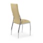 Scaun metalic dining, finisaj cromat, stil modern, 43x54x101x47 cm, piele ecologica, bej Scaun metalic dining, finisaj cromat, stil modern, 43x54x101x47 cm, piele ecologica, bej