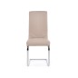Scaun bucatarie, stil modern, inaltime 102 cm, metal si piele ecologica, crem Scaun bucatarie, stil modern, inaltime 102 cm, metal si piele ecologica, crem
