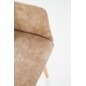 Fotoliu tapitat Velvet Deluxe, pentru living/dining, inaltime 85 cm, tapiterie catifea bej Fotoliu tapitat Velvet Deluxe, pentru living/dining, inaltime 85 cm, tapiterie catifea bej