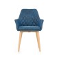 Fotoliu tapitat Velvet Deluxe, catifea albastru marin, stil elegant, 58x61x85x50 cm Fotoliu tapitat Velvet Deluxe, catifea albastru marin, stil elegant, 58x61x85x50 cm