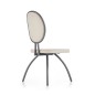 Scaun glamour Darcy, pentru dining, cadru metal, suporturi antiderapante, tapiterie piele ecologica, gri Scaun glamour Darcy, pentru dining, cadru metal, suporturi antiderapante, tapiterie piele ecologica, gri