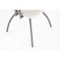 Scaun glamour Darcy, pentru dining, cadru metal, suporturi antiderapante, tapiterie piele ecologica, gri Scaun glamour Darcy, pentru dining, cadru metal, suporturi antiderapante, tapiterie piele ecologica, gri