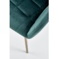 Fotoliu Gold Velvet, picioare metalice, matlasat, design glamour, tapiterie catifea verde smarald Fotoliu Gold Velvet, picioare metalice, matlasat, design glamour, tapiterie catifea verde smarald