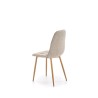 Scaun tapitat living/sufragerie Halmar K316, cadru lemn, stil clasic, 44x56x87x48cm, stofa, bej