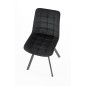 Scaun living Vivian, tapiterie catifea neagra, cadru metalic, stil modern, 46x61x84x48 cm Scaun living Vivian, tapiterie catifea neagra, cadru metalic, stil modern, 46x61x84x48 cm