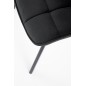 Scaun living Vivian, tapiterie catifea neagra, cadru metalic, stil modern, 46x61x84x48 cm Scaun living Vivian, tapiterie catifea neagra, cadru metalic, stil modern, 46x61x84x48 cm