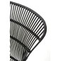 Scaun Tokyo, ratan negru, structura metalica, stil scandinav, inaltime 90 cm Scaun Tokyo, ratan negru, structura metalica, stil scandinav, inaltime 90 cm