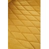 Scaun living/sufragerie Halmar K360, cadru metal, spatar matlasat, stil modern, 51x64x90x48cm, textil, galben