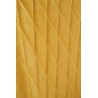 Scaun living/sufragerie Halmar K360, cadru metal, spatar matlasat, stil modern, 51x64x90x48cm, textil, galben