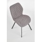 Scaun Claire pentru dining, tapiterie material textil gri, stil modern, cadru otel, 51x64x90x48 cm Scaun Claire pentru dining, tapiterie material textil gri, stil modern, cadru otel, 51x64x90x48 cm