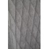 Scaun living/sufragerie Halmar K360, cadru metal, spatar matlasat, stil modern, 51x64x90x48cm, textil, gri