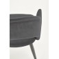 Scaun sufragerie, tapitat cu catifea gri, cadru metalic, stil modern, inaltime 88 cm Scaun sufragerie, tapitat cu catifea gri, cadru metalic, stil modern, inaltime 88 cm