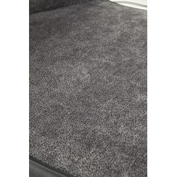 Scaun living/sufragerie Halmar K368, cadru metal,  stil clasic, 45x58x92x49cm, textil, gri