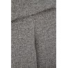 Scaun living/sufragerie Halmar K374, cadru metal,  stil clasic, 45x52x90x50cm, textil, gri