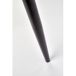 Scaun living/sufragerie Halmar K374, cadru metal,  stil clasic, 45x52x90x50cm, textil, gri