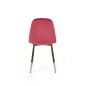 Scaun tapitat living, catifea glamour, cadru metal negru si auriu, 45x48x88x48 cm Scaun tapitat living, catifea glamour, cadru metal negru si auriu, 45x48x88x48 cm
