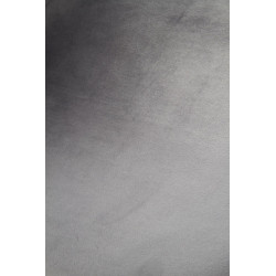 Scaun tapitat living/sufragerie Halmar K379, cadru metal,  stil glamour, 45x48x88x48cm, catifea, gri