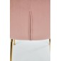 Scaun glamour roz, tapiterie catifea, cadru metalic auriu, 48x58x88x49 cm Scaun glamour roz, tapiterie catifea, cadru metalic auriu, 48x58x88x49 cm