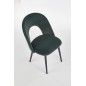 Scaun sufragerie, tesatura de catifea, cadru metal, stil clasic, inaltime 84 cm, verde Scaun sufragerie, tesatura de catifea, cadru metal, stil clasic, inaltime 84 cm, verde