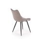 Scaun tapitat living, cadru metal, tesaura de catifea, 53x61x87x49 cm, gri Scaun tapitat living, cadru metal, tesaura de catifea, 53x61x87x49 cm, gri