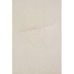 Scaun living/sufragerie Halmar K390, cadru metal,  stil glamour, 46x60x90x47cm, piele, alb/negru