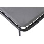 Scaun scandinav din ratan sintetic, cadru otel, 47x45x85x43cm, perna sezut, negru/gri Scaun scandinav din ratan sintetic, cadru otel, 47x45x85x43cm, perna sezut, negru/gri