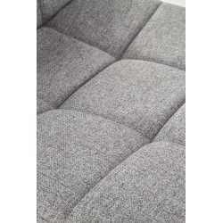 Scaun tapitat living/sufragerie Halmar K402, cadru metal,  stil clasic, 45x55x86x48cm, stofa, bej