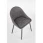 Scaun living, baza metalica, matlasat cu piele ecologica, 49x48x84x50 cm, gri Scaun living, baza metalica, matlasat cu piele ecologica, 49x48x84x50 cm, gri
