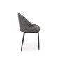 Scaun living, baza metalica, matlasat cu piele ecologica, 49x48x84x50 cm, gri Scaun living, baza metalica, matlasat cu piele ecologica, 49x48x84x50 cm, gri