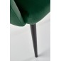 Scaun tapitat scoica, catifea verde, cadru metal, 65x62x85x50 cm, stil clasic Scaun tapitat scoica, catifea verde, cadru metal, 65x62x85x50 cm, stil clasic