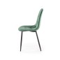 Scaun living Aria, tapiterie catifea, stil modern, inaltime 87 cm, verde Scaun living Aria, tapiterie catifea, stil modern, inaltime 87 cm, verde