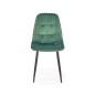 Scaun living Aria, tapiterie catifea, stil modern, inaltime 87 cm, verde Scaun living Aria, tapiterie catifea, stil modern, inaltime 87 cm, verde